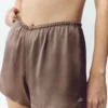Silk Luminous Şort - Alpine Cocoa