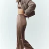 Silk Luminous Pantolon (Normal) - Alpine Cocoa