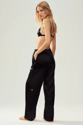Silk Luminous Pantolon (Normal) – Siyah