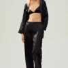 Silk Luminous Pantolon (Normal) - Siyah