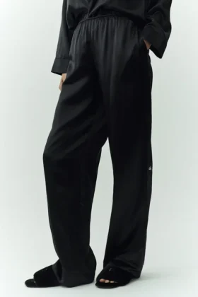Silk Luminous Pantolon (Uzun) – Siyah