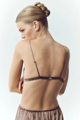Silk Luminous Sütyen – Alpine Cocoa