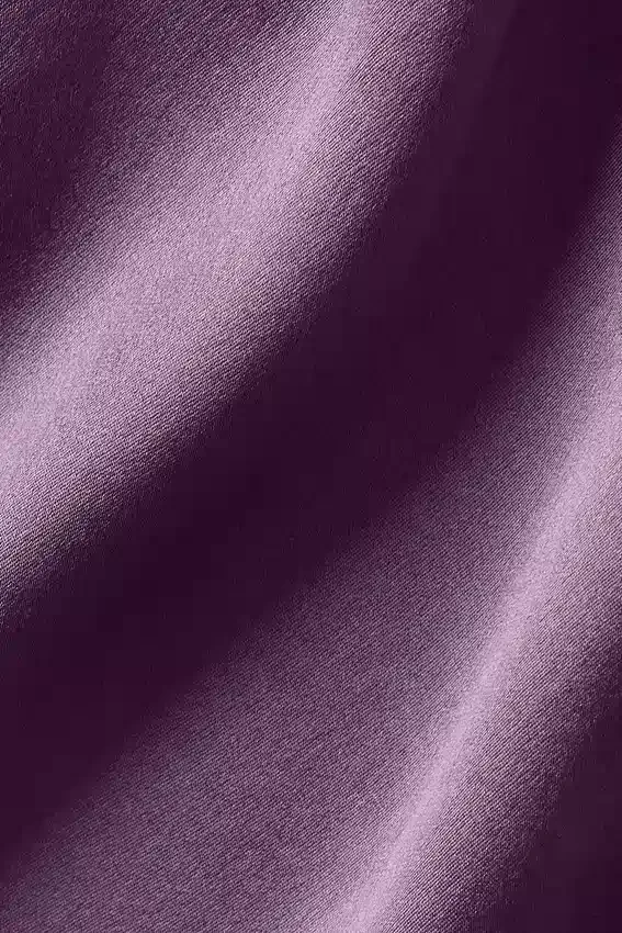 Silk Luminous Kısa Düğmeli Uzun Kollu Gömlek - Plum Kiss