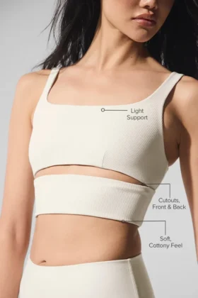 Slit Bra – Fildişi