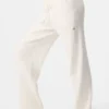 Snuggle Up Kazak High-Waist Geniş Paça Pantolon - Fildişi