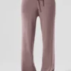 Snuggle Up Kazak High-Waist Geniş Paça Pantolon - Mantar