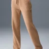 Snuggle Up Kazak High-Waist Geniş Paça Pantolon - Toasted Almond