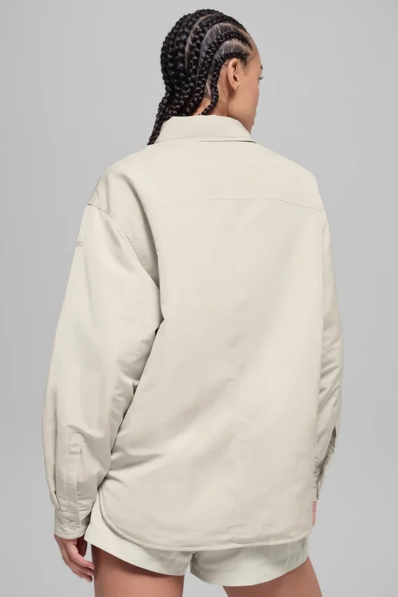 Socialite Shacket - Kemik Rengi