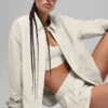 Socialite Shacket - Kemik Rengi