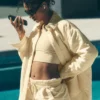 Socialite Shacket - Mum Işığı Sarısı