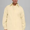 Socialite Shacket - Mum Işığı Sarısı
