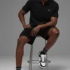Sports Club Kazak Knit Polo - Siyah