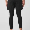 Stability 2'si 1 Arada Pantolon - Siyah/Siyah
