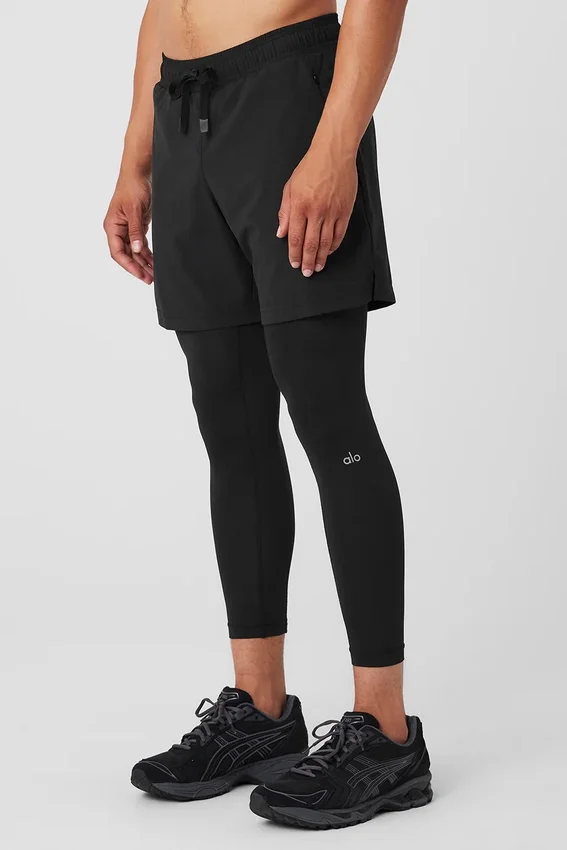Stability 2'si 1 Arada Pantolon - Siyah/Siyah