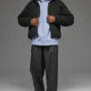 Stage Kazaklı Puffer Ceket - Siyah