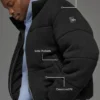 Stage Kazaklı Puffer Ceket - Siyah