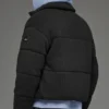 Stage Kazaklı Puffer Ceket - Siyah