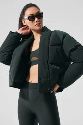 Stargazing Puffer - Kömür Yeşili