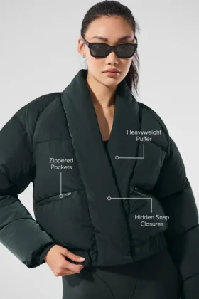 Stargazing Puffer – Kömür Yeşili