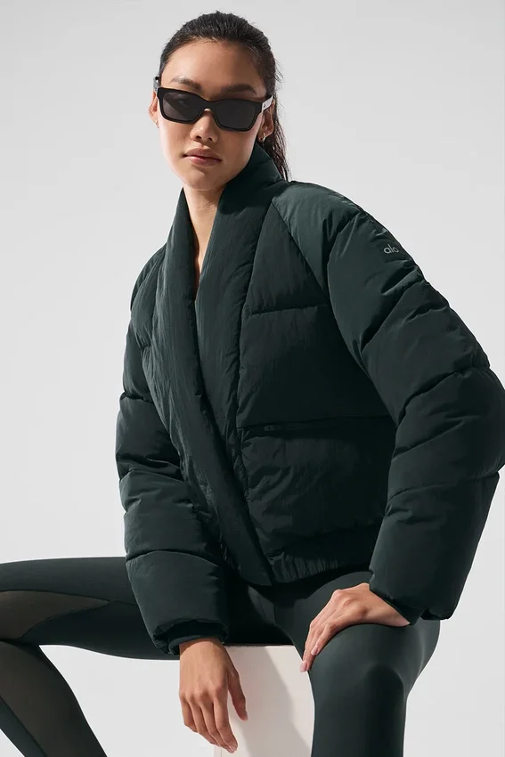 Stargazing Puffer - Kömür Yeşili
