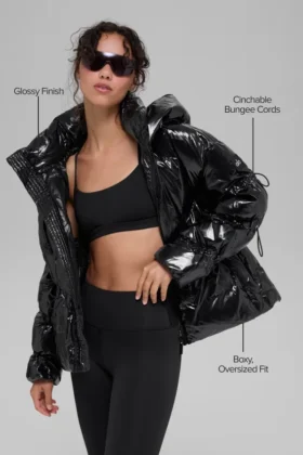 Stunner Puffer Ceket – Siyah