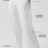Suit Up Pantolon (Normal) - Beyaz/Siyah