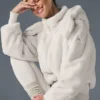 Suni Kürk Foxy Ceket - Fildişi
