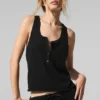 Supernatural Sweater Henley Tank - Siyah