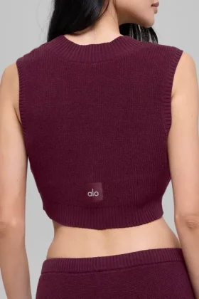 Supernatural Sweater Tank – Bordo