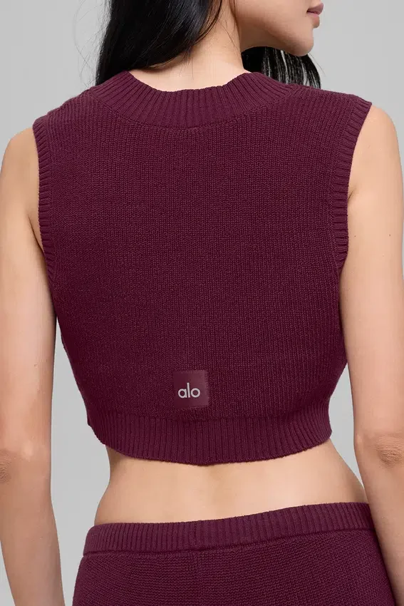 Supernatural Sweater Tank - Bordo