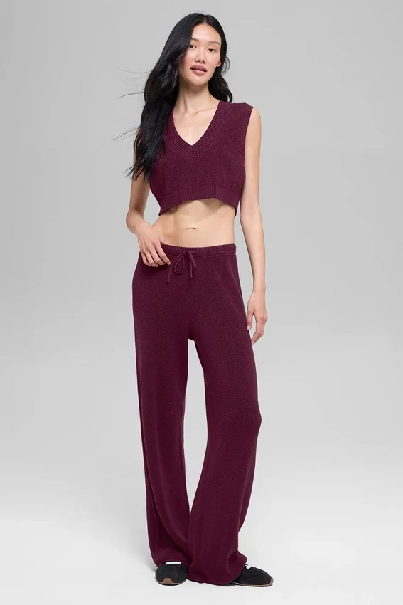Supernatural Sweater Tank - Bordo