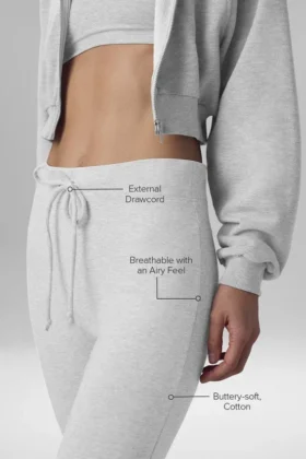 Sway Bootcut Eşofman Altı – Atletik Melanj Gri