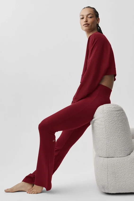 Sway Bootcut Eşofman Altı - Yaz Romantizmi Kırmızısı