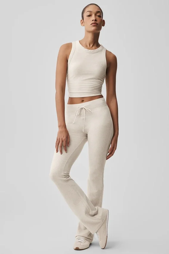 Sway Bootcut Eşofman Altı - Yulaf Rengi Melanj