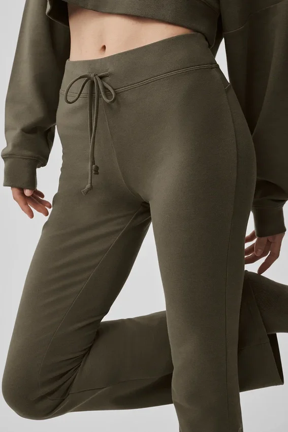 Sway Bootcut Eşofman Altı - Zeytin Ağacı
