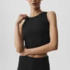 Sway Sütyenli Tank Top - Siyah