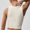 Sway Sütyenli Tank Top - Yulaf Rengi Melanj