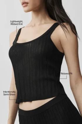 Sweater Sunlit Tank – Siyah