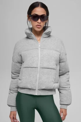 Sweatshirt Puffer - Atletik Heather Gri