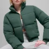 Sweatshirt Puffer - Yonca Yeşili