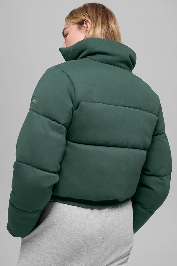 Sweatshirt Puffer - Yonca Yeşili