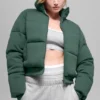 Sweatshirt Puffer - Yonca Yeşili
