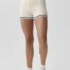 Tennis Club Kazak Örgü Hot Şort - Fildişi/Lacivert