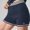 Tennis Club Kazak Örgü Hot Şort - Lacivert/Fildişi
