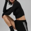 Track Star Şort - Siyah