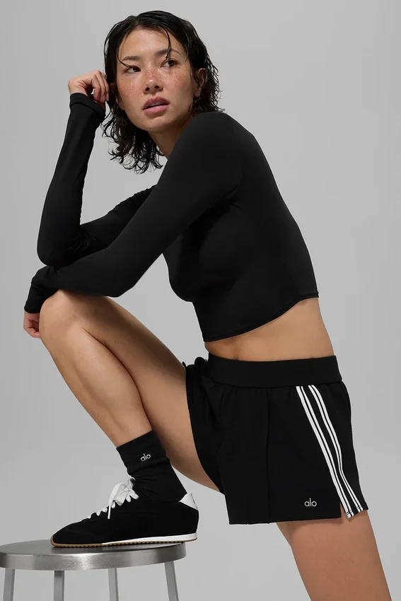 Track Star Şort - Siyah