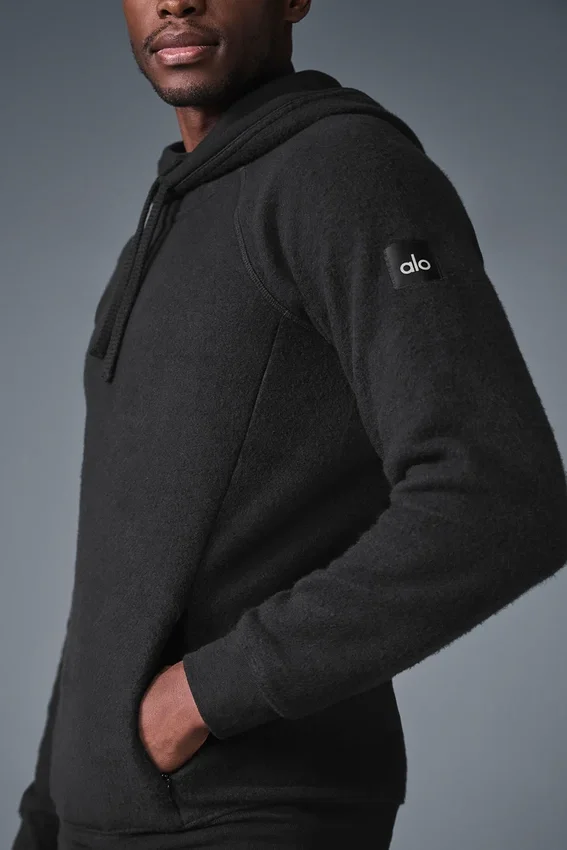 Triumph Kapüşonlu Sweatshirt - Siyah