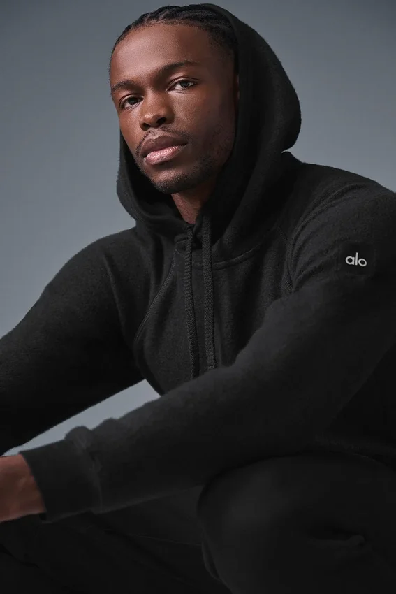 Triumph Kapüşonlu Sweatshirt - Siyah