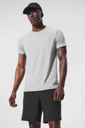 Triumph Raglan Tişört - Atletik Melanj Gri