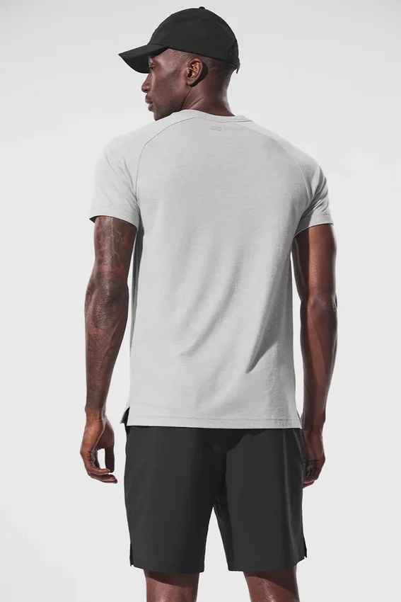 Triumph Raglan Tişört - Atletik Melanj Gri